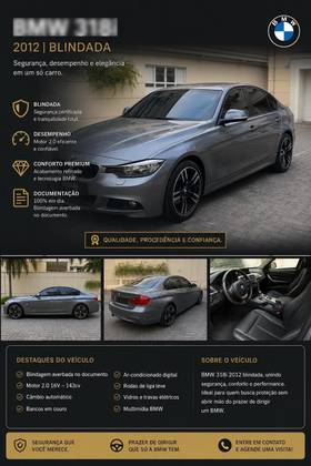 BMW 318i 2.0 SEDAN 16V GASOLINA 4P AUTOMÁTICO BMW 318i 2.0 SEDAN 16V GASOLINA 4P AUTOMÁTICO